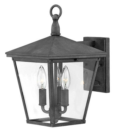 Hinkley Lighting Trellis Extra Small Wall Mount Lantern Aged Zinc LED Bulb(s) Included 1429DZ-LL