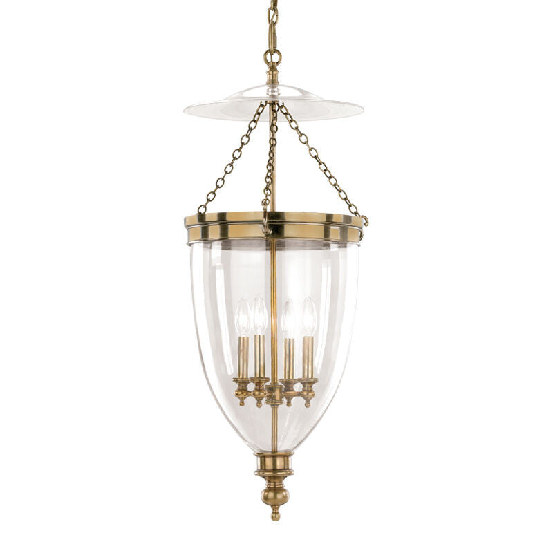 Hudson Valley Lighting Hanover Pendant in Aged Brass 143-AGB