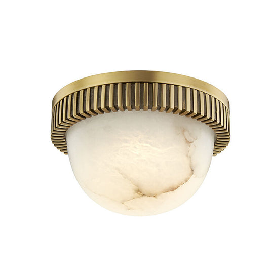 Hudson Valley Lighting Ainsley Flush Mount in Aged Brass 1430-AGB