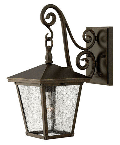 Hinkley Lighting Trellis Small Wall Mount Lantern Regency Bronze 1430RB