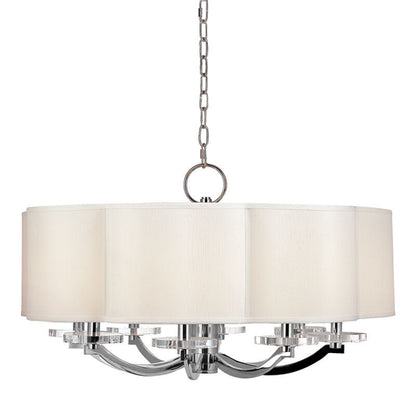 Hudson Valley Lighting Garrison Chandelier in Polished Nickel 1432-PN