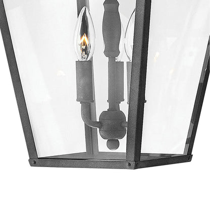 Hinkley Lighting Trellis Large Hanging Lantern Aged Zinc 1432DZ