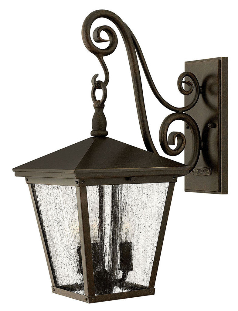 Hinkley Lighting Trellis Medium Wall Mount Lantern Regency Bronze 1434RB