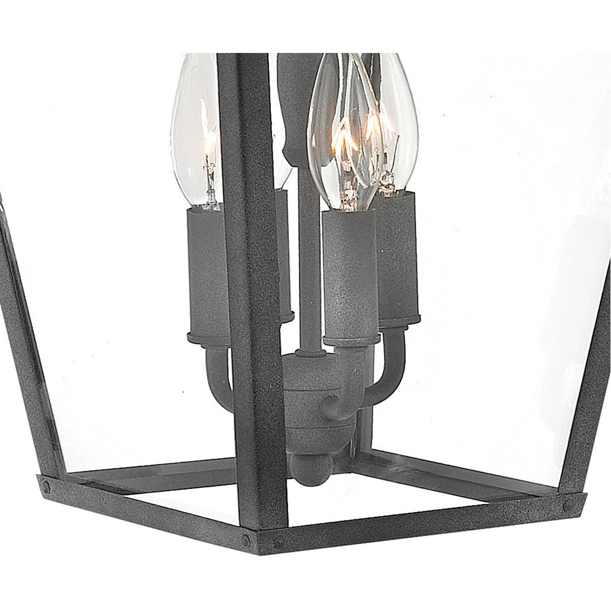 Hinkley Lighting Trellis Large Wall Mount Lantern Aged Zinc 1435DZ