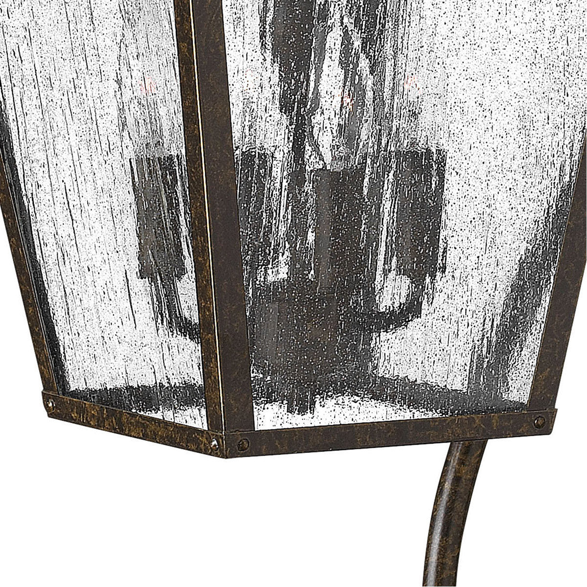 Hinkley Lighting Trellis Large Wall Mount Lantern with Scroll Regency Bronze 1436RB