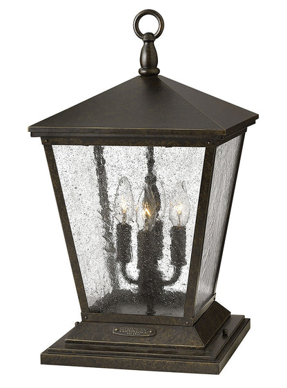 Hinkley Lighting Trellis Large Pier Mount Lantern Regency Bronze LED Bulb(s) Included 1437RB-LL