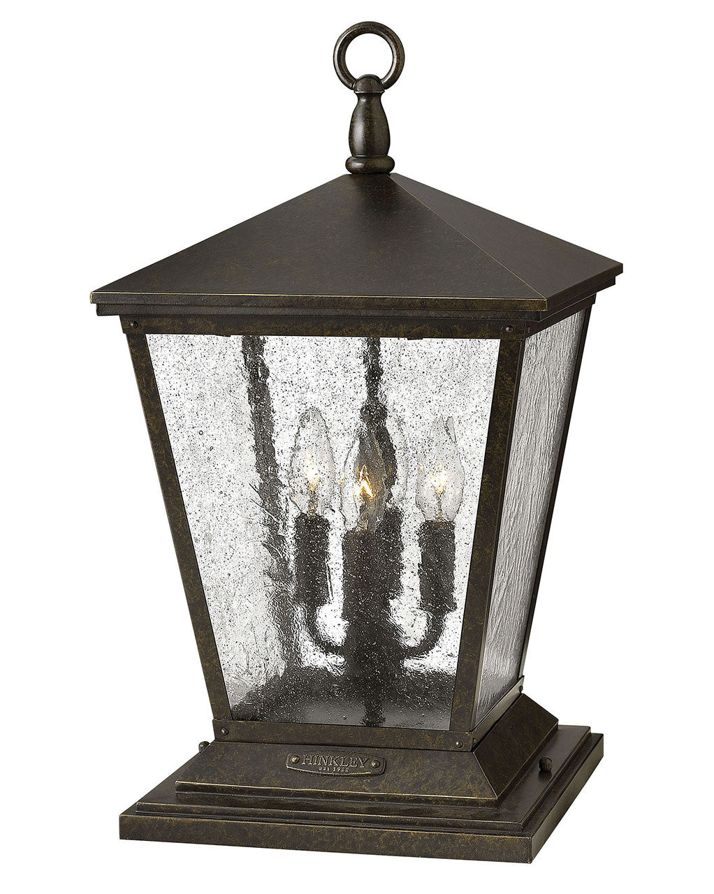 Hinkley Lighting Trellis Large Pier Mount Lantern 12v Regency Bronze Low Voltage 12V LED Bulb(s) Included 1437RB-LV