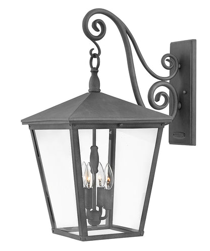 Hinkley Lighting Trellis Extra Large Wall Mount Lantern Aged Zinc LED Bulb(s) Included 1438DZ-LL