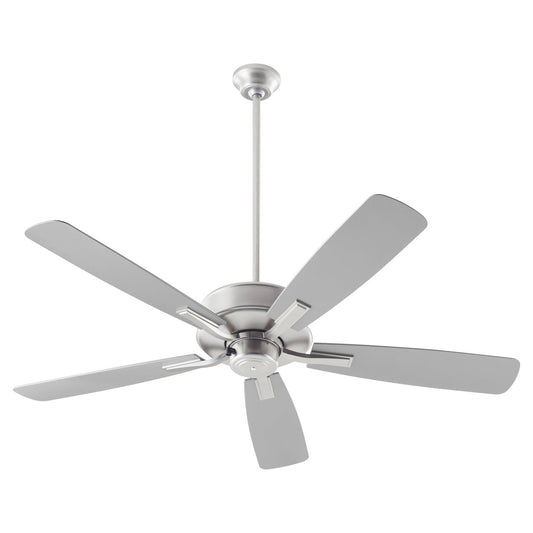 Quorum Ovation Patio Patio Fan in Satin Nickel 1452-65