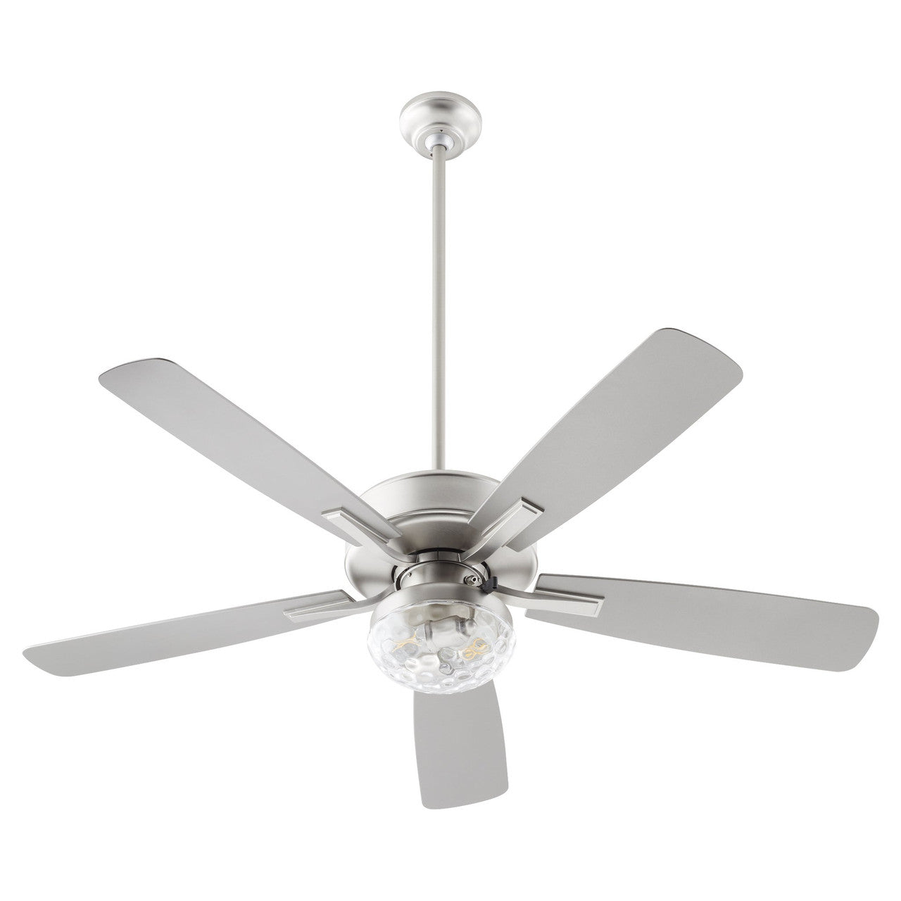 Quorum Ovation Patio Patio Fan in Satin Nickel 14525-65