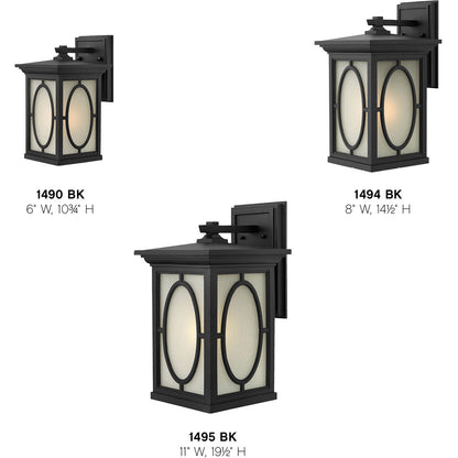 Hinkley Lighting Randolph Medium Wall Mount Lantern Black 1494BK