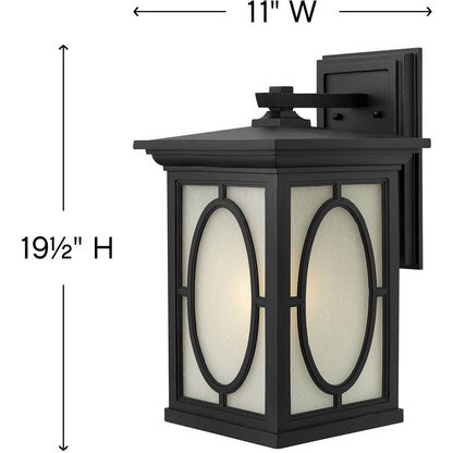 Hinkley Lighting Randolph Large Wall Mount Lantern Black 1495BK