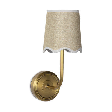 Regina Andrew Coastal Living Ariel Sconce in Natural Brass 15-1167NB