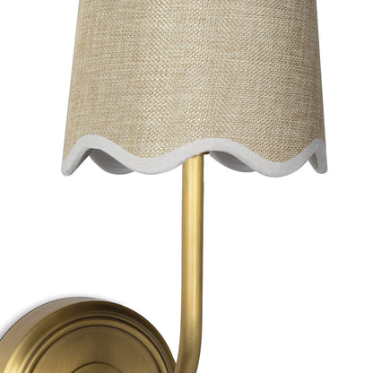 Regina Andrew Coastal Living Ariel Sconce in Natural Brass 15-1167NB