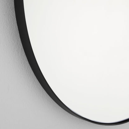 Quorum  Capsule Mirror - Matte Black 15-2140-59