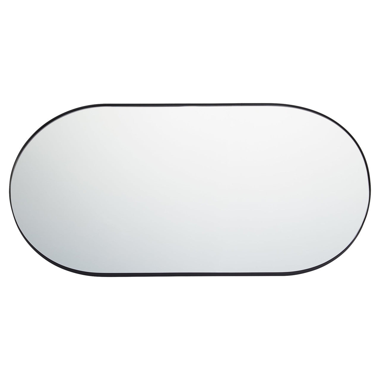 Quorum  Capsule Mirror - Matte Black 15-2140-59