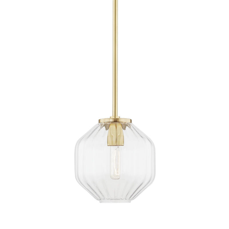 Hudson Valley Lighting Bennett Pendant in Aged Brass 1509-AGB