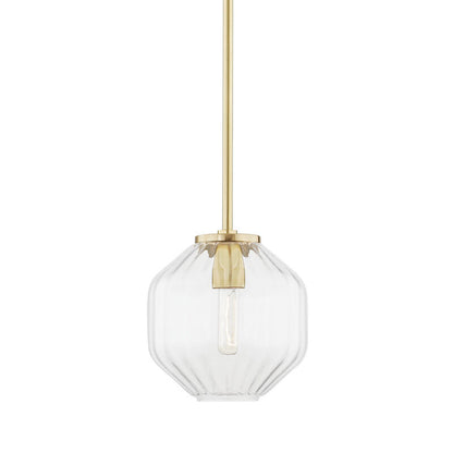 Hudson Valley Lighting Bennett Pendant in Aged Brass 1509-AGB