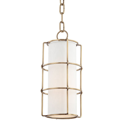 Hudson Valley Lighting Sovereign Pendant in Aged Brass 1510-AGB