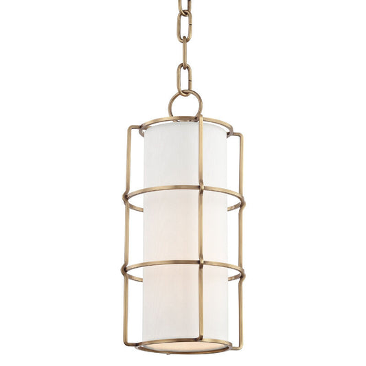 Hudson Valley Lighting Sovereign Pendant in Aged Brass 1510-AGB