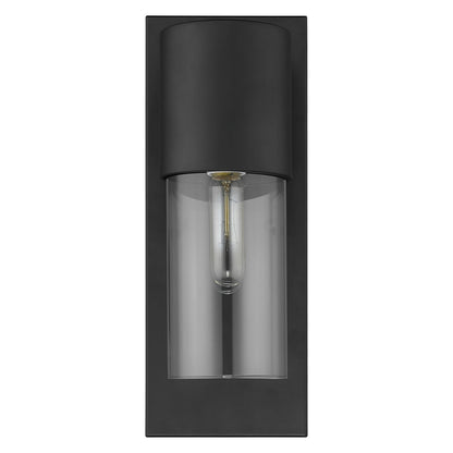 Acclaim Lighting Cooper 1-Light Matte Black Wall Light in Matte Black 1511BK/CL