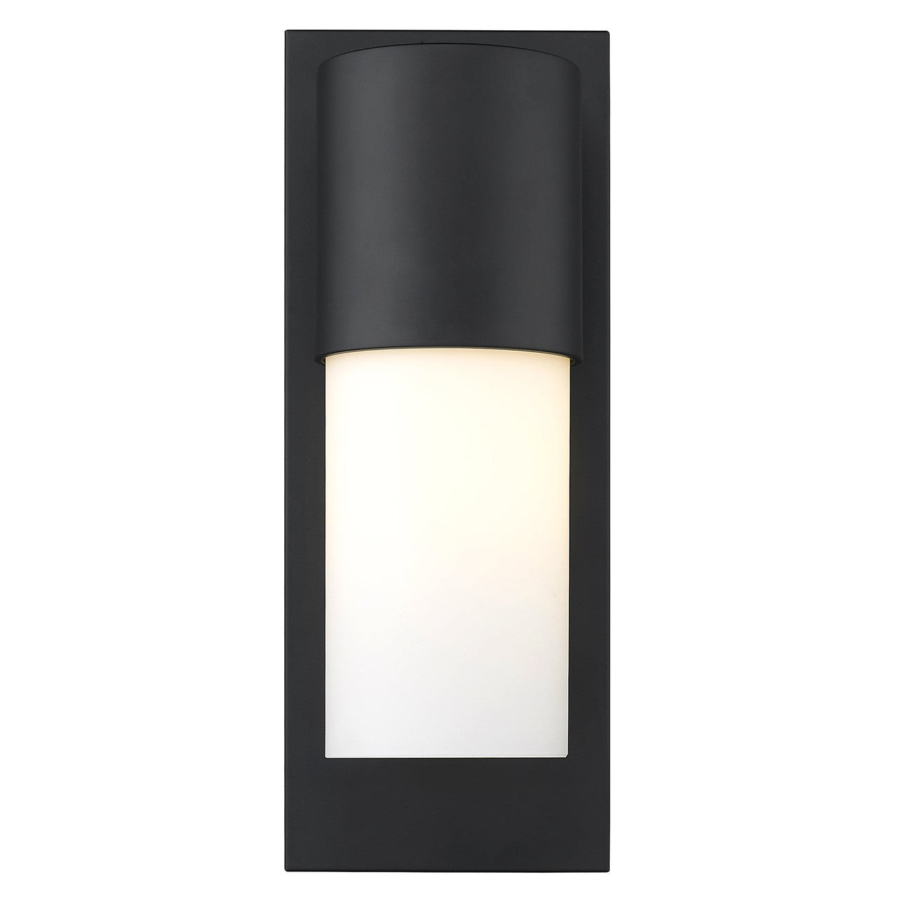 Acclaim Lighting Cooper 1-Light Matte Black Wall Light in Matte Black 1511BK/CL