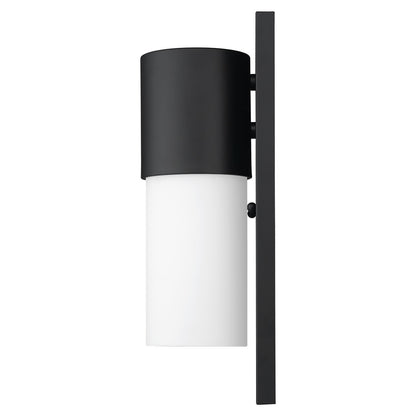 Acclaim Lighting Cooper 1-Light Matte Black Wall Light in Matte Black 1511BK/CL