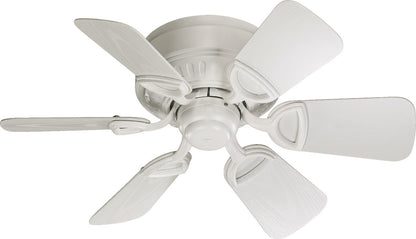 Quorum Medallion Patio Patio Fan in Studio White 151306-8