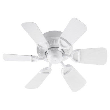 Quorum Medallion Patio Patio Fan in Studio White 151306-8