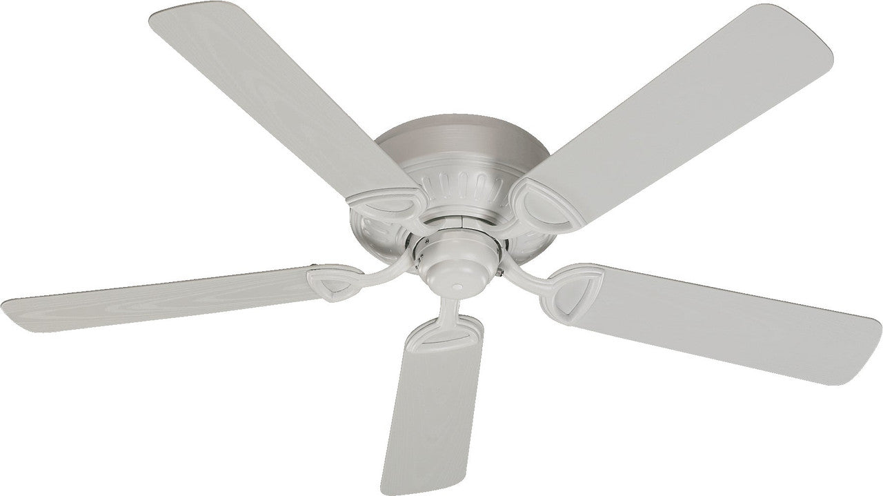 Quorum Medallion Patio Patio Fan in Studio White 151525-8