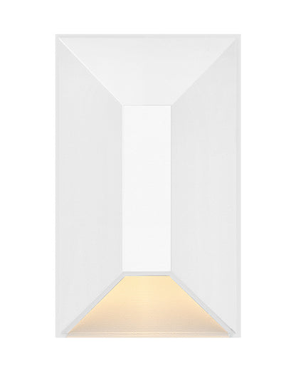 Hinkley Lighting Nuvi Deck Sconce Nuvi Small Rectangular Deck Sconce in Matte White 15223MW