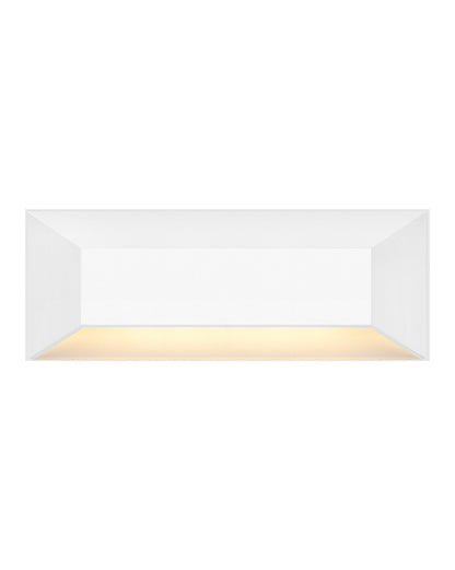 Hinkley Lighting Nuvi Deck Sconce Nuvi Large Rectangular Deck Sconce in Matte White 15228MW