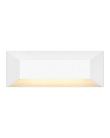 Hinkley Lighting Nuvi Deck Sconce Nuvi Large Rectangular Deck Sconce in Matte White 15228MW