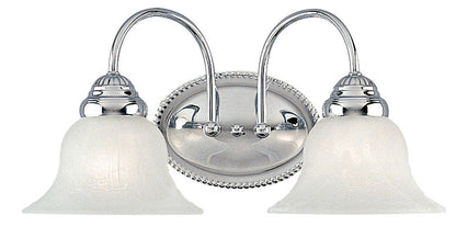 Livex Lighting Edgemont Collection 2 Light Polished Chrome Bath Light in Polished Chrome 1532-05