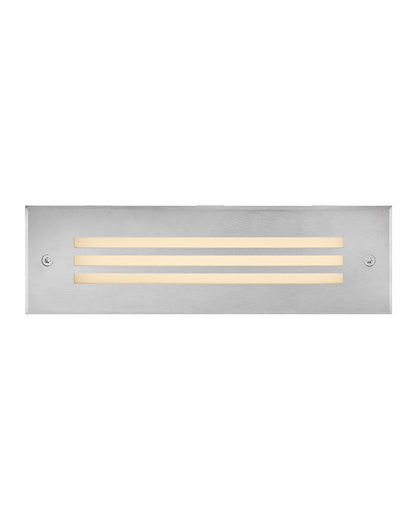 Hinkley Lighting Dash Louvered Dash LED Louvered Brick Light Large Stainless Steel 15335SS