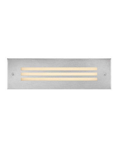 Hinkley Lighting Dash Louvered Dash LED Louvered Brick Light Large Stainless Steel 15335SS