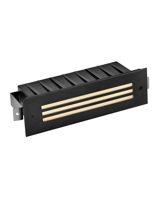 Hinkley Lighting Sparta - Dash 12V LED Large Louvered Brick Light in Stainless Steel Black 15335SSB