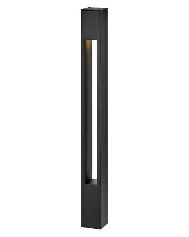 Hinkley Lighting Atlantis Bollard Atlantis Square Small Bollard in Satin Black 15502SK