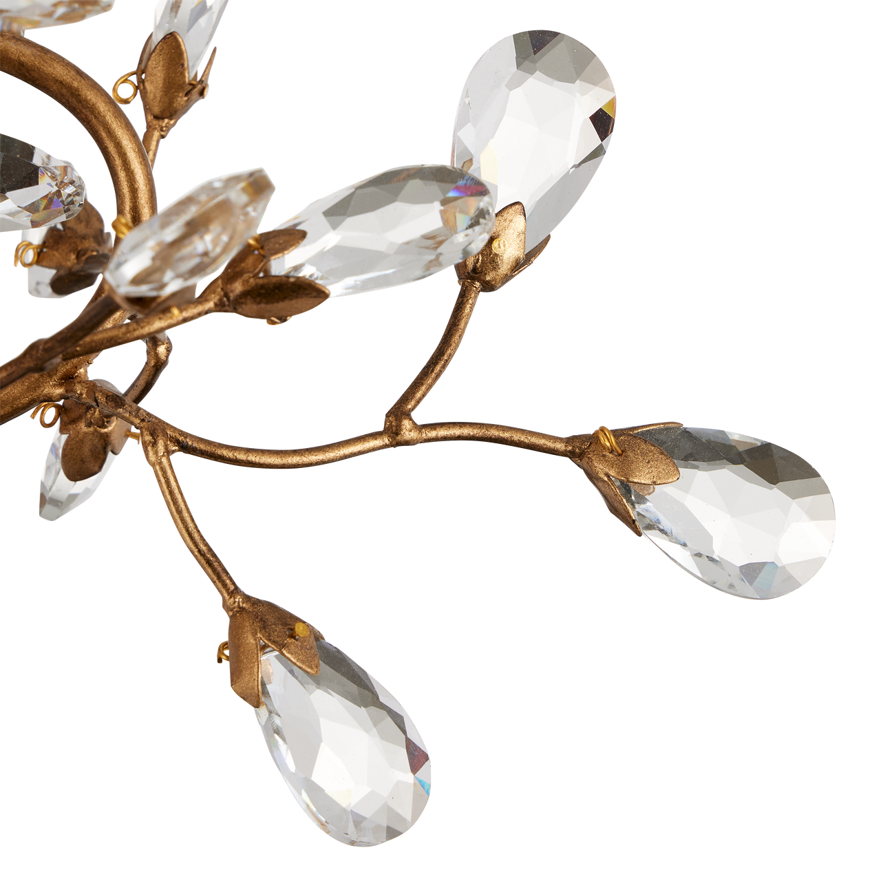 Currey & Co. Crystal Bud Semi-Flush Mount 9000-1123