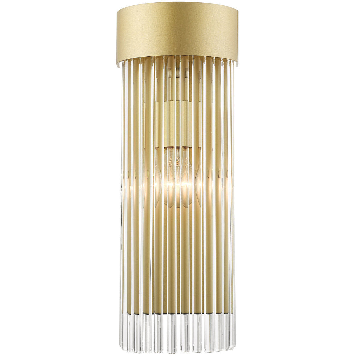 Livex Lighting Norwich Collection 1 Lt Soft Gold Wall Sconce in Soft Gold 15711-33