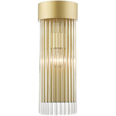 Livex Lighting Norwich Collection 1 Lt Soft Gold Wall Sconce in Soft Gold 15711-33