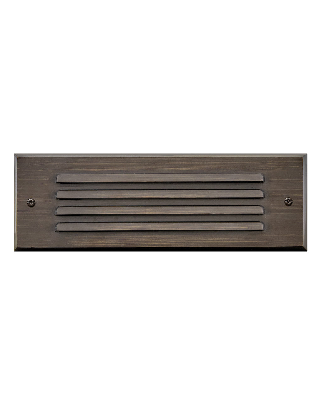 Hinkley Lighting Louvered Brick Light LED Flush Step Light 12V in Matte Bronze 15765MZ