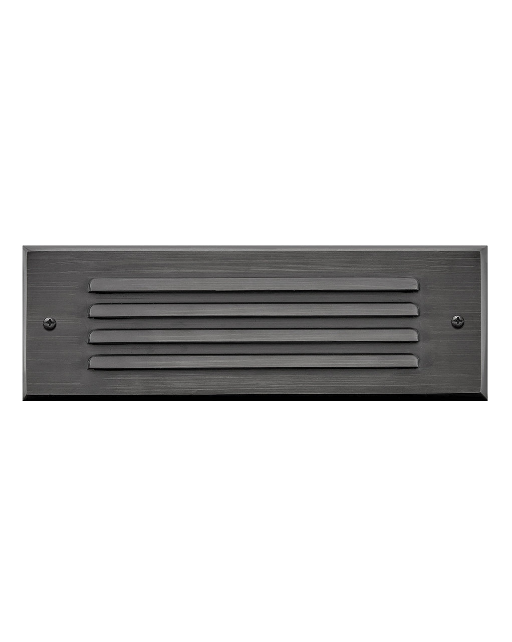 Hinkley Lighting Louvered Brick Light LED Flush Step Light 12V in Satin Black 15765SK