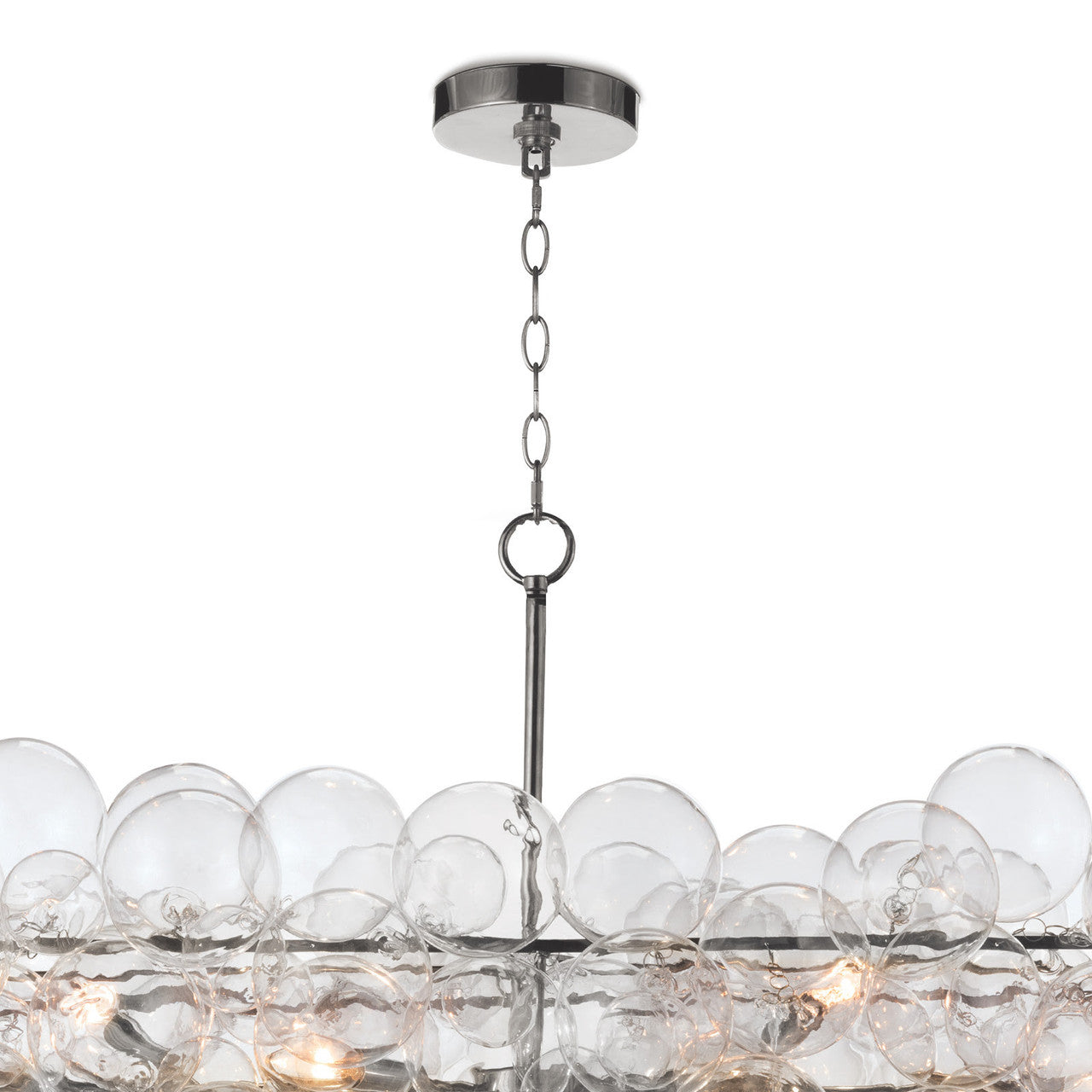 Regina Andrew Bubbles Chandelier Linear in Brushed Nickel 16-1381CLR