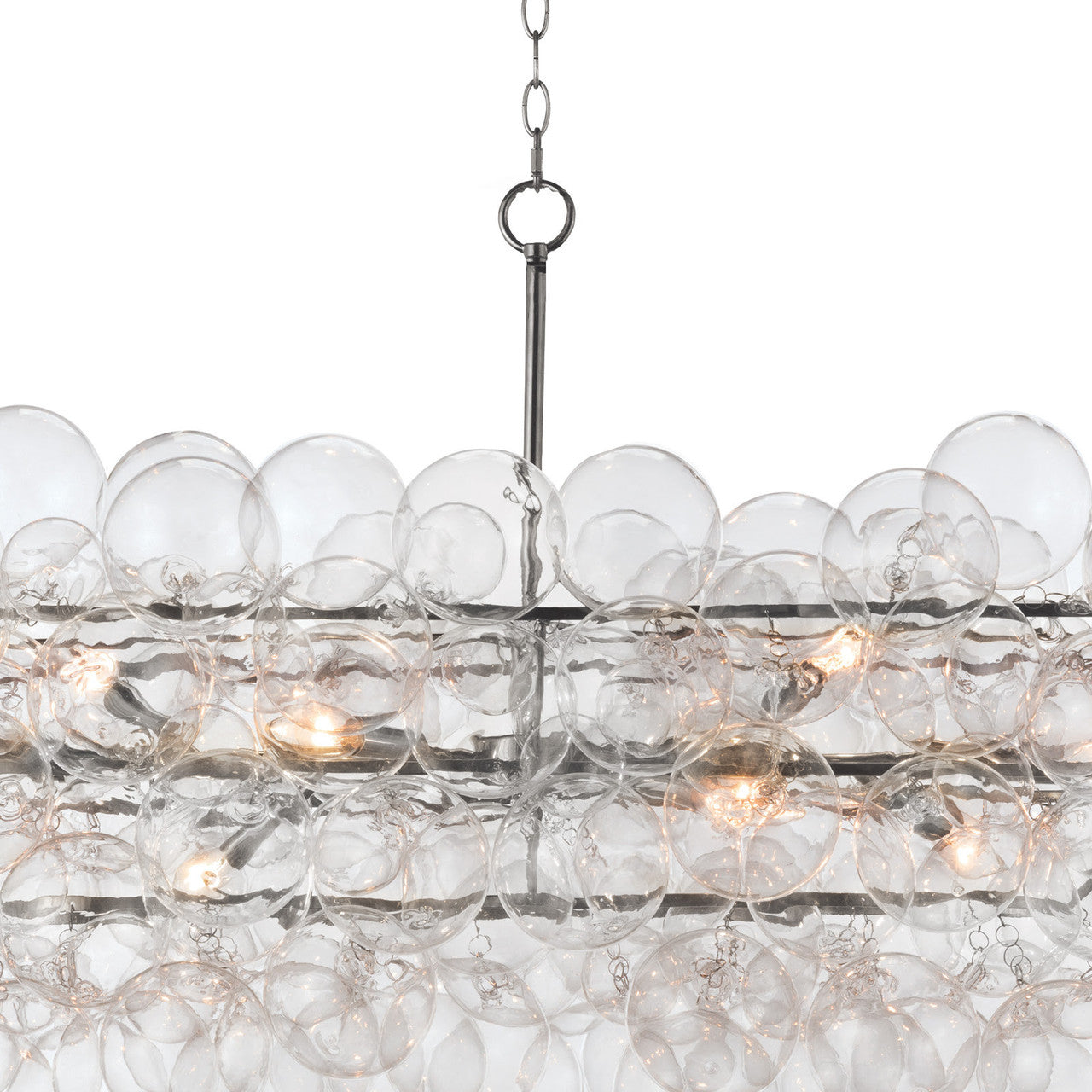 Regina Andrew Bubbles Chandelier Linear in Brushed Nickel 16-1381CLR