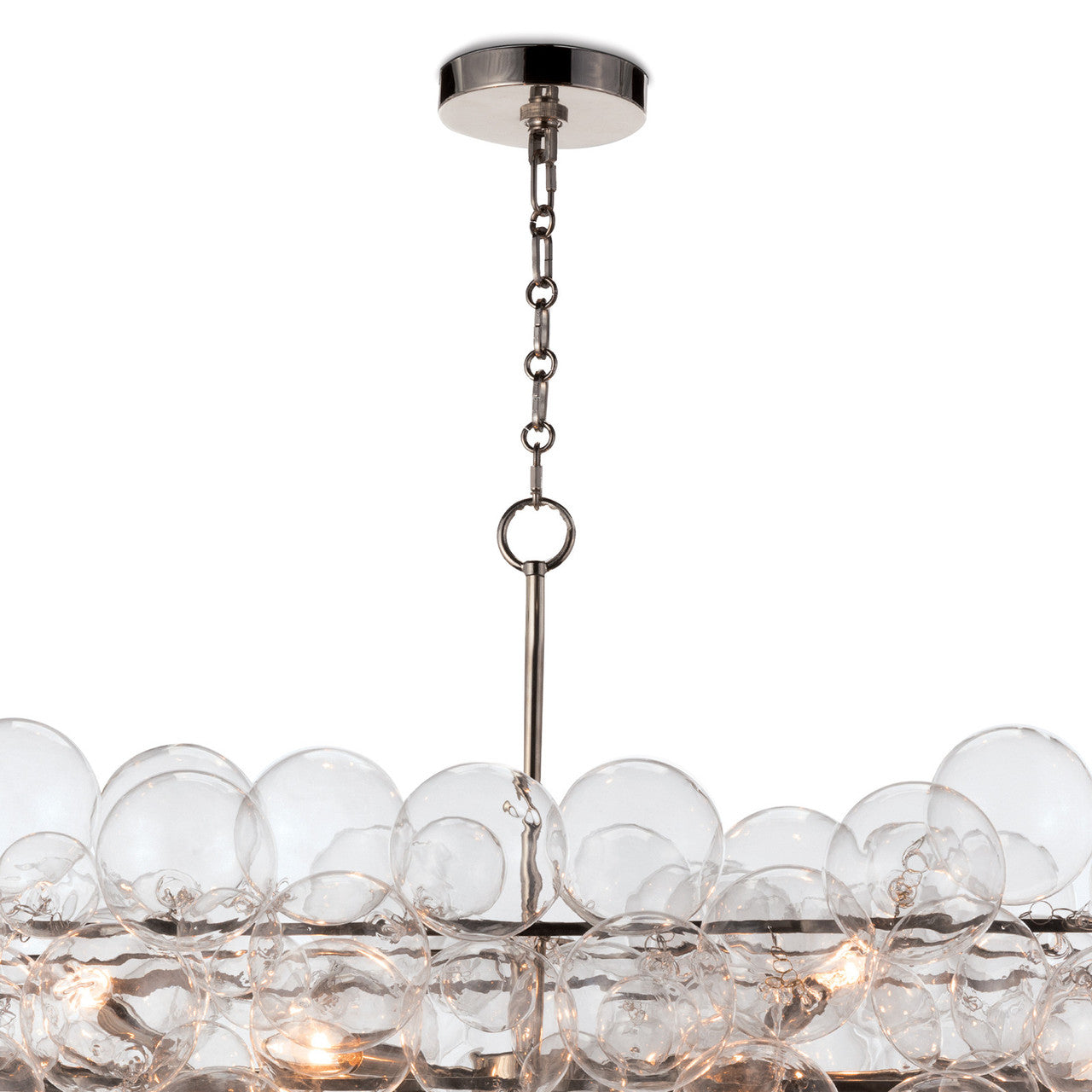 Regina Andrew Bubbles Chandelier Linear in Brushed Nickel 16-1381CLR