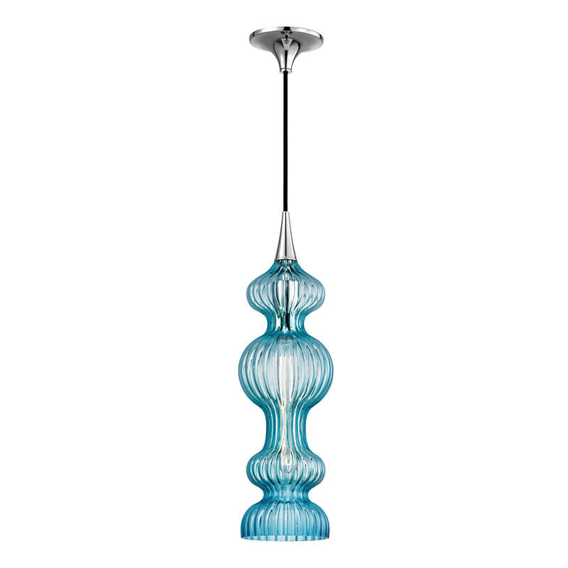 Hudson Valley Lighting Pomfret Pendant in Polished Nickel 1600-PN-BL