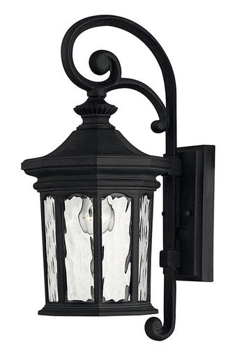 Hinkley Lighting Raley Small Wall Mount Lantern Museum Black 1600MB