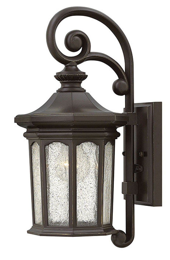 Hinkley Lighting Raley Small Wall Mount Lantern Oil Rubbed Bronze 1600OZ