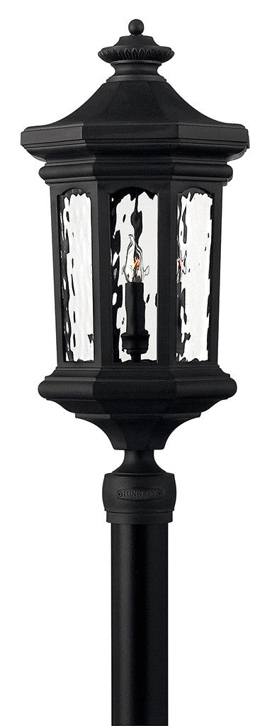 Hinkley Lighting Raley Large Post Top or Pier Mount Lantern Museum Black LED Bulb(s) Included 1601MB-LL